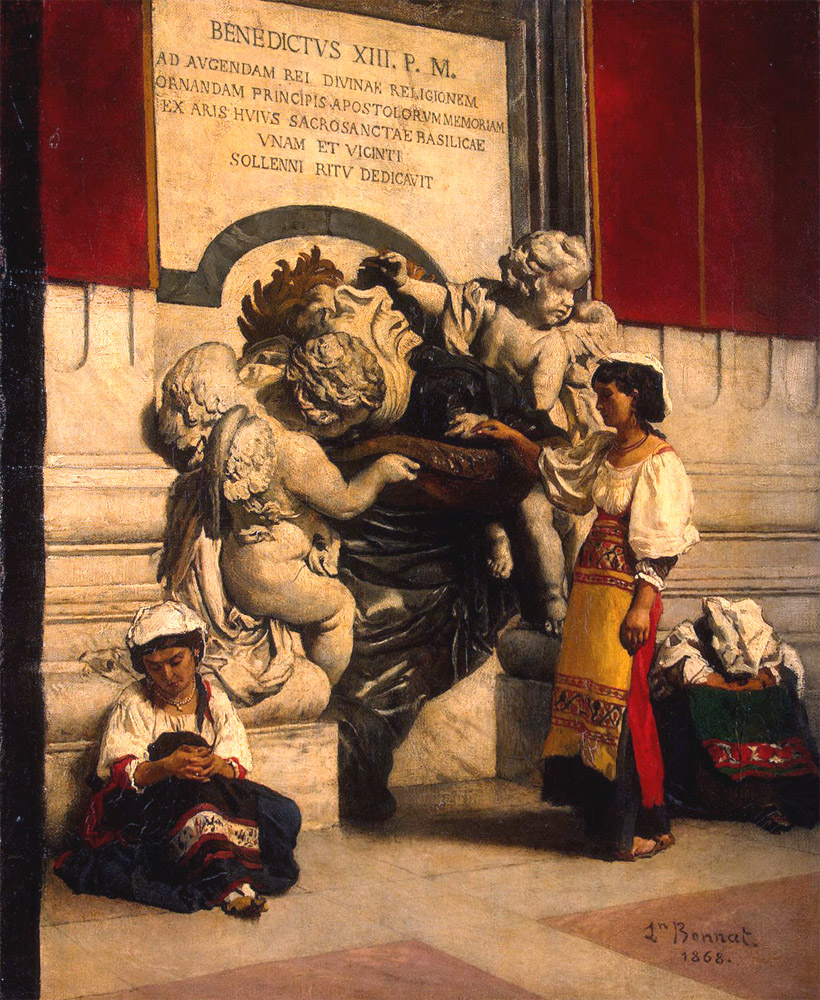 Léon Bonnat, Fontaine à Saint-Pierre de Rome